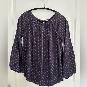 Loft Navy Blue Women's Top